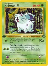 Nidoran F - Jungle - Pokemon card