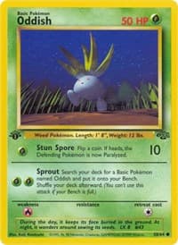 Oddish - Jungle - Pokemon card