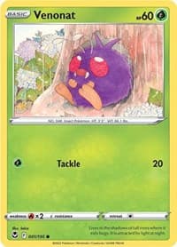 Venonat - SWSH12: Silver Tempest - Pokemon card