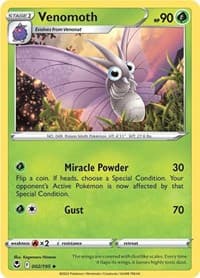 Venomoth - SWSH12: Silver Tempest - Pokemon card