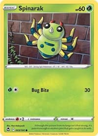 Spinarak - SWSH12: Silver Tempest - Pokemon card