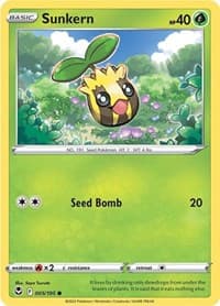Sunkern - SWSH12: Silver Tempest - Pokemon card