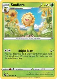 Sunflora - SWSH12: Silver Tempest - Pokemon card