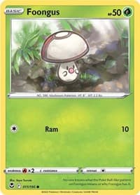 Foongus - SWSH12: Silver Tempest - Pokemon card