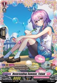 Neverending Summer, Tatum (FR) - D-LBT03: Lyrical Monasterio ~Summertime Memories!~ - Cardfight Vanguard card