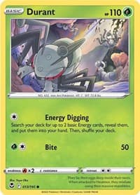 Durant - SWSH12: Silver Tempest - Pokemon card