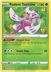 Radiant Tsareena - SWSH12: Silver Tempest - Pokemon card