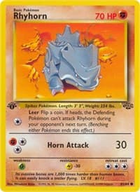Rhyhorn - Jungle - Pokemon card
