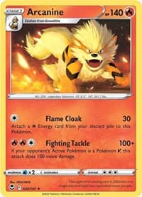 Arcanine - SWSH12: Silver Tempest - Pokemon card