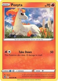 Ponyta - SWSH12: Silver Tempest - Pokemon card