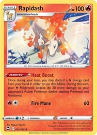 Rapidash - SWSH12: Silver Tempest - Pokemon card