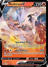 Reshiram V - SWSH12: Silver Tempest - Pokemon card