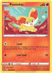Fennekin - SWSH12: Silver Tempest - Pokemon card
