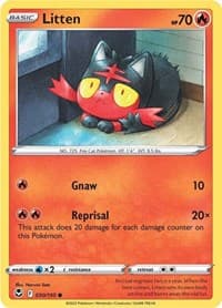 Litten - SWSH12: Silver Tempest - Pokemon card