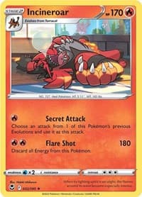Incineroar - SWSH12: Silver Tempest - Pokemon card