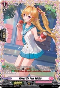 Favor To You, Lijdia (FR) - D-LBT03: Lyrical Monasterio ~Summertime Memories!~ - Cardfight Vanguard card