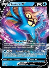 Omastar V - SWSH12: Silver Tempest - Pokemon card