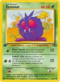 Venonat - Jungle - Pokemon card