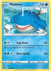 Wailmer - SWSH12: Silver Tempest - Pokemon card