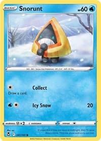 Snorunt - SWSH12: Silver Tempest - Pokemon card