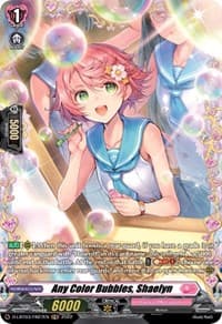 Any Color Bubbles, Shaelyn (FR) - D-LBT03: Lyrical Monasterio ~Summertime Memories!~ - Cardfight Vanguard card