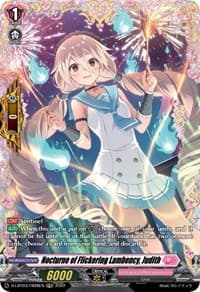 Nocturne of Flickering Lambency, Judith (FR) - D-LBT03: Lyrical Monasterio ~Summertime Memories!~ - Cardfight Vanguard card
