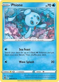 Phione - SWSH12: Silver Tempest - Pokemon card