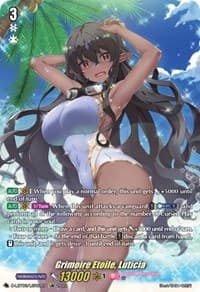 Grimoire Etoile, Luticia (LSR) - D-LBT03: Lyrical Monasterio ~Summertime Memories!~ - Cardfight Vanguard card