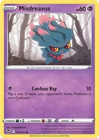 Misdreavus - SWSH12: Silver Tempest - Pokemon card