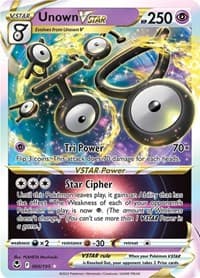 Unown VSTAR - SWSH12: Silver Tempest - Pokemon card