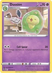 Duosion - SWSH12: Silver Tempest - Pokemon card