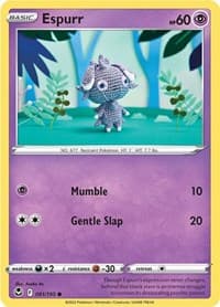 Espurr - SWSH12: Silver Tempest - Pokemon card