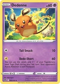 Dedenne - SWSH12: Silver Tempest - Pokemon card