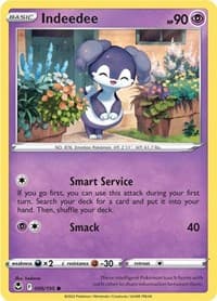 Indeedee - SWSH12: Silver Tempest - Pokemon card