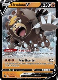 Ursaluna V - SWSH12: Silver Tempest - Pokemon card