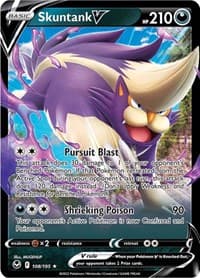 Skuntank V - SWSH12: Silver Tempest - Pokemon card