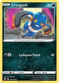 Croagunk - SWSH12: Silver Tempest - Pokemon card