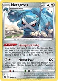 Metagross - SWSH12: Silver Tempest - Pokemon card