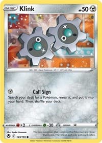 Klink - SWSH12: Silver Tempest - Pokemon card