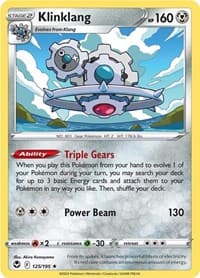 Klinklang - SWSH12: Silver Tempest - Pokemon card