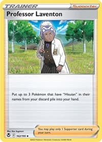 Professor Laventon - SWSH12: Silver Tempest - Pokemon card