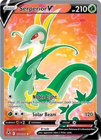 Serperior V (Full Art) - SWSH12: Silver Tempest - Pokemon card
