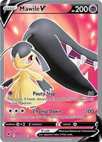 Mawile V (Full Art) - SWSH12: Silver Tempest - Pokemon card