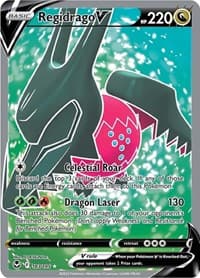 Regidrago V (Full Art) - SWSH12: Silver Tempest - Pokemon card