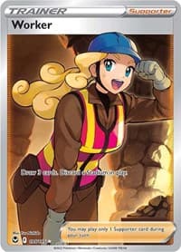 Worker (Full Art) - SWSH12: Silver Tempest - Pokemon card