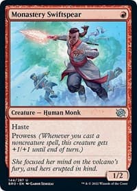 Monastery Swiftspear - The Brothers' War - Magic: The Gathering card