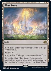 Blast Zone - The Brothers' War - Magic: The Gathering card