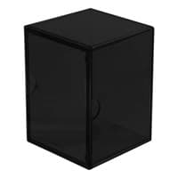 Eclipse 2-Piece 100+ Jet Black Deck Box - Ultra Pro Deck Boxes - Deck Boxes card