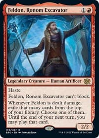 Feldon, Ronom Excavator - The Brothers' War - Magic: The Gathering card