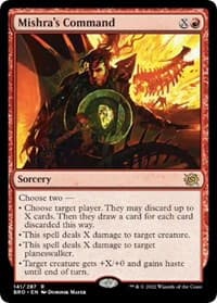 Mishra's Command - The Brothers' War - Magic: The Gathering card